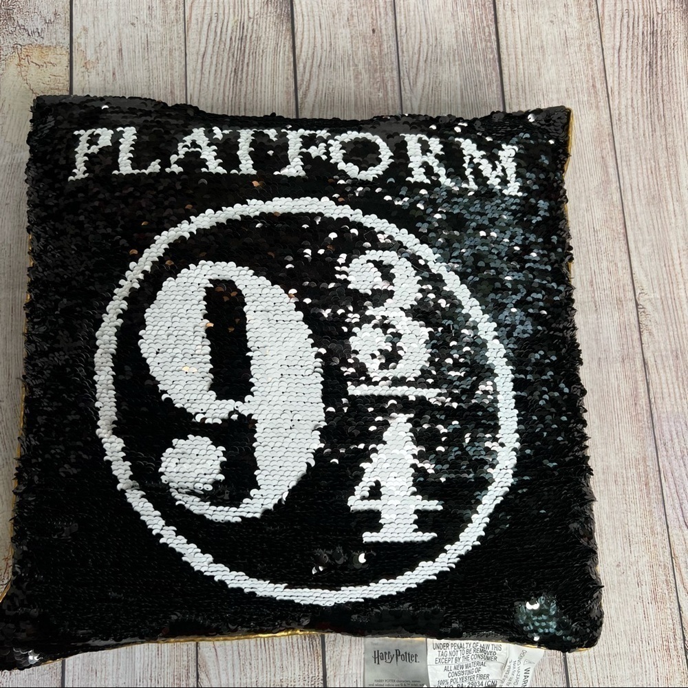 Harry Potter 9 3/4 Sequin Pillow